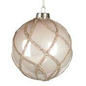 Boule de Noel Creme et Gold - Beautiful Moment the shop