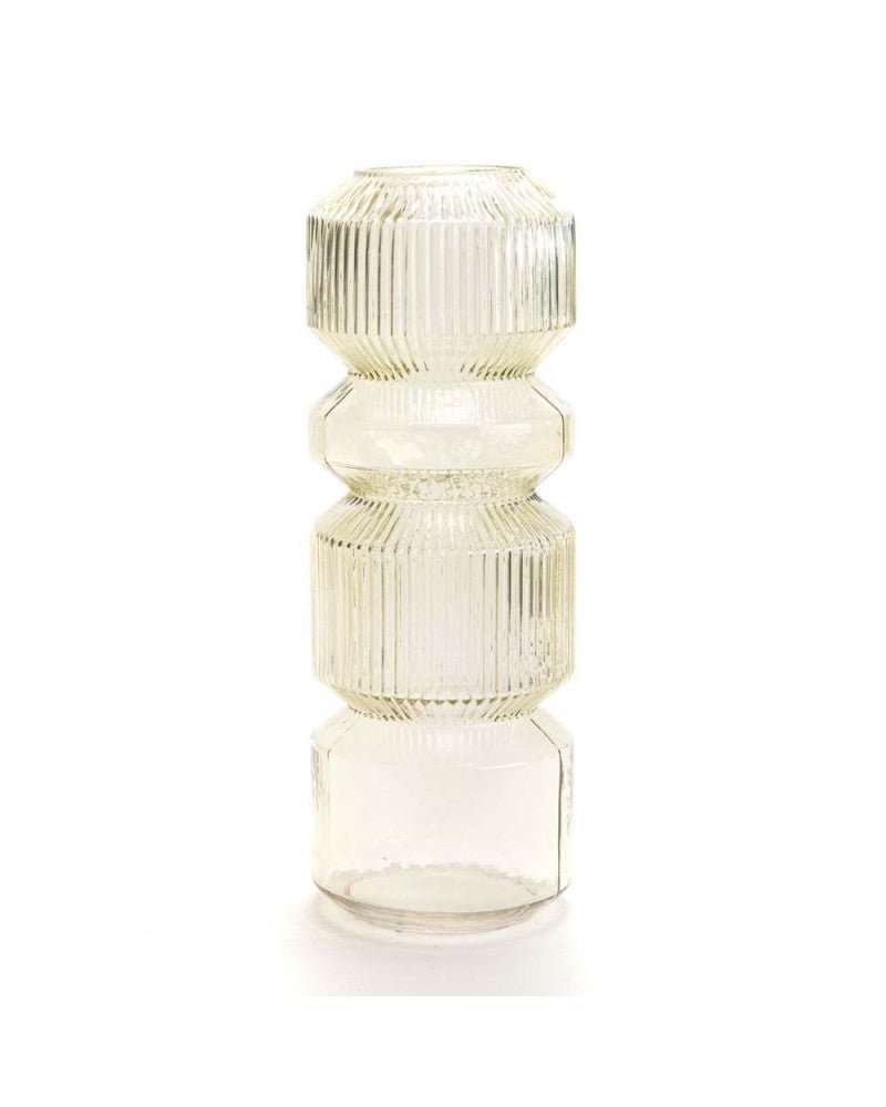Vase Verre Gris Simona - Beautiful Moment the shop