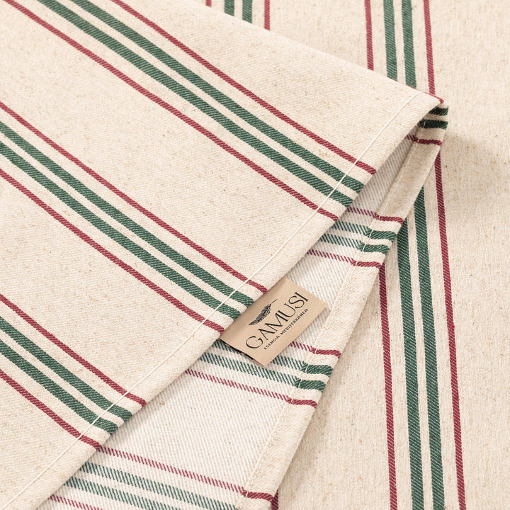 Nappe jacquard Noël lin doux BARDY