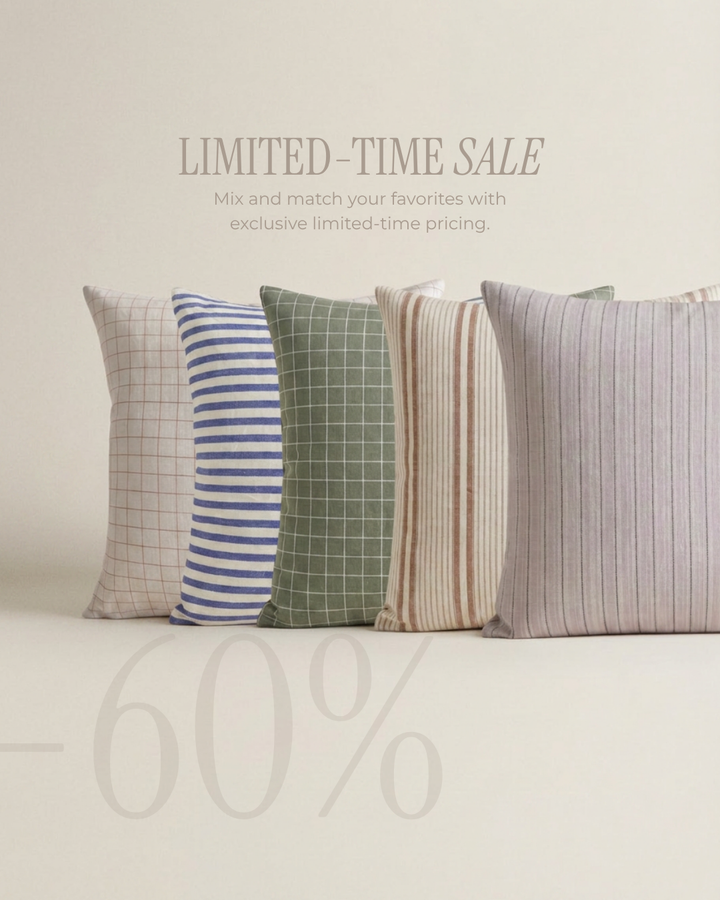 Housses de coussin, Grande vente