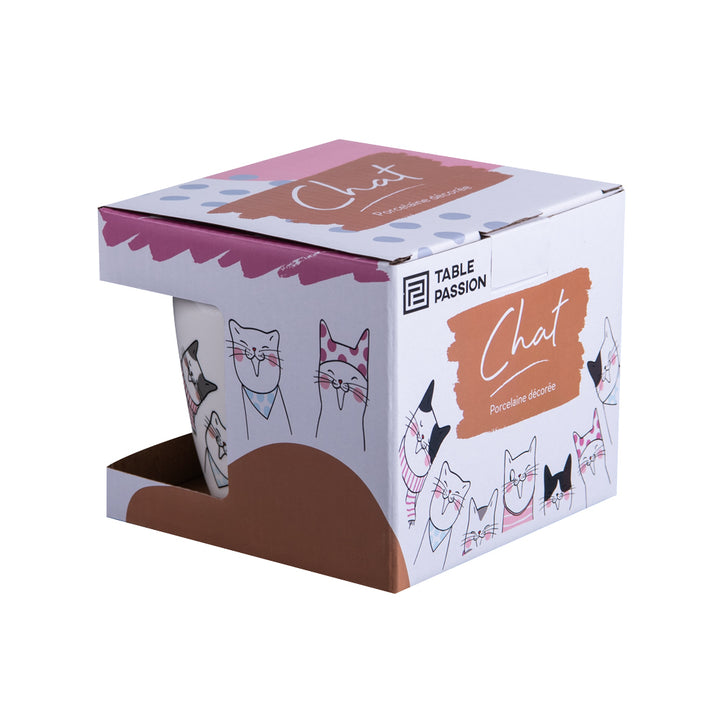Bol à soupe Le Chat avec couvercle et cuillère 75 cl