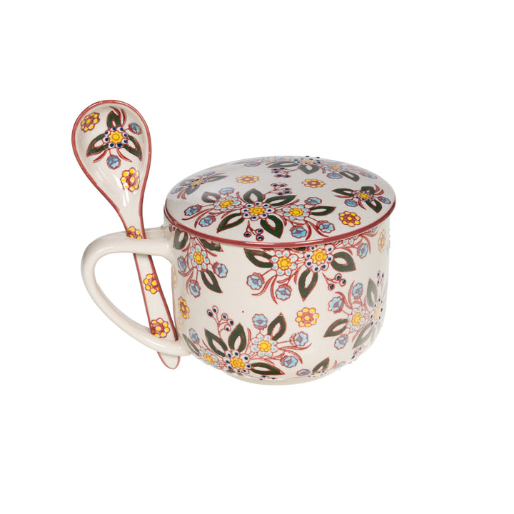 Bol à soupe avec cuillère Siena 55 cl