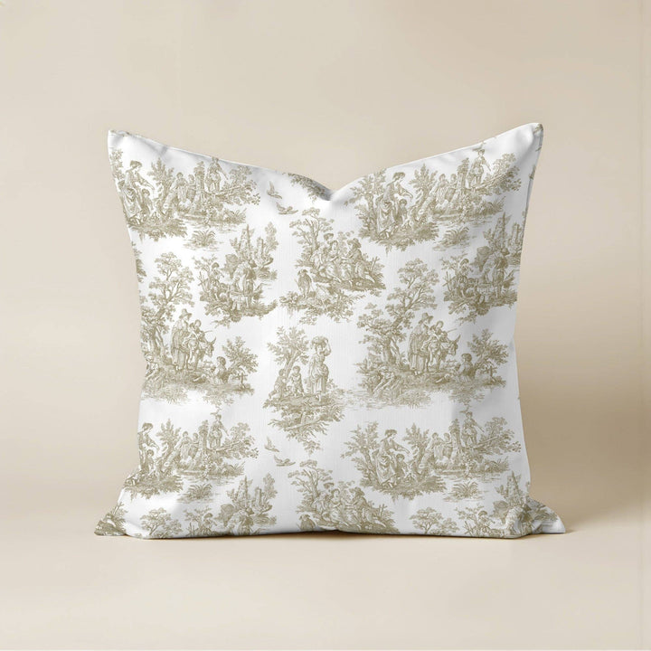 Housse de coussin Paulo Beige 50x50 cm 100 % coton