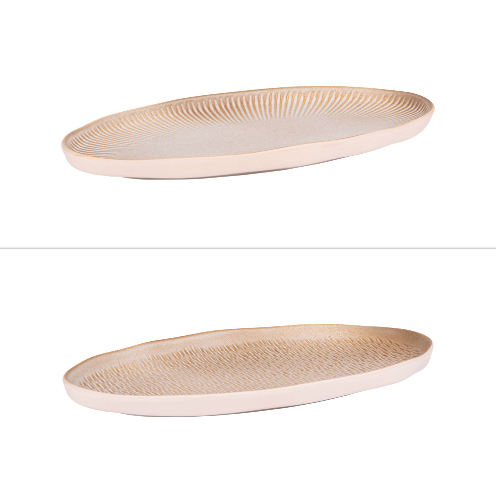 Plat ovale Miyaki 30x17 cm