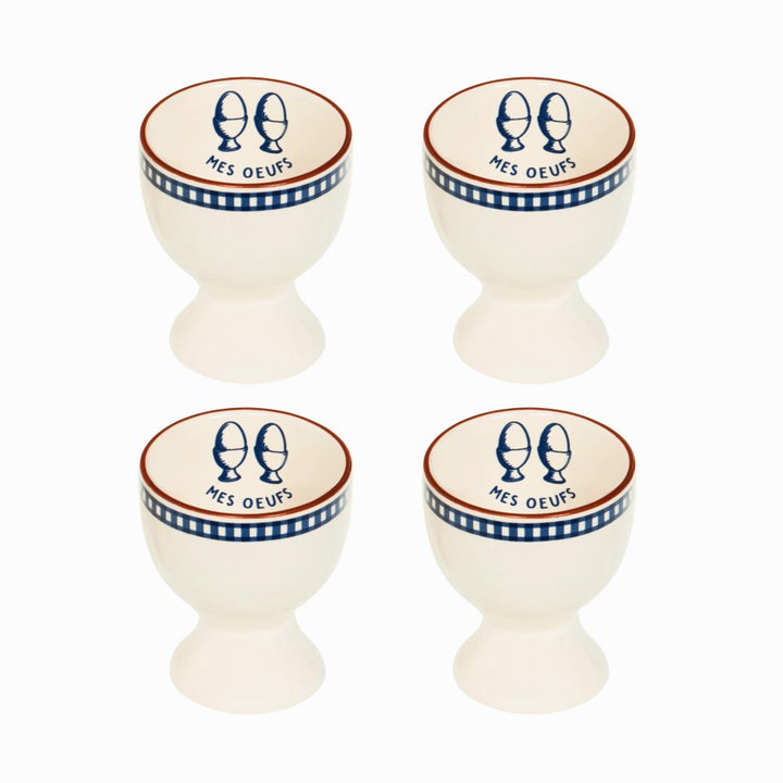 Set de 4 coquetiers Brunch