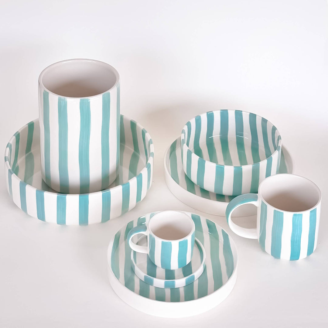 Grande coupe Stripes - amalfi menthe