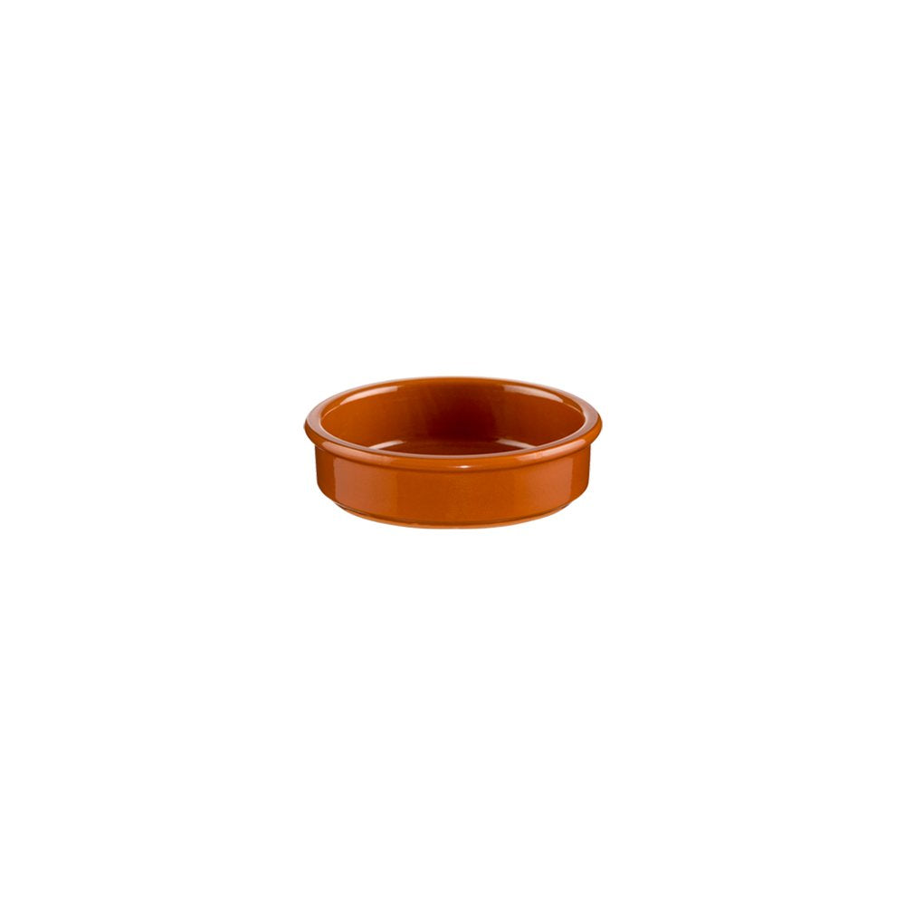 Coupelle en terre cuite terracotta pour crème brulée 11.5cm