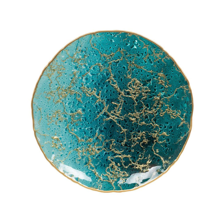 Plat rond 33 cm Aqua