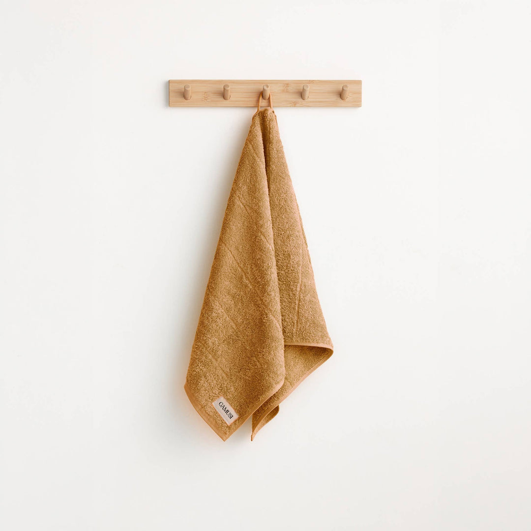 Lot de 4 serviettes de bain en éponge 100 % coton bicolore 600 g