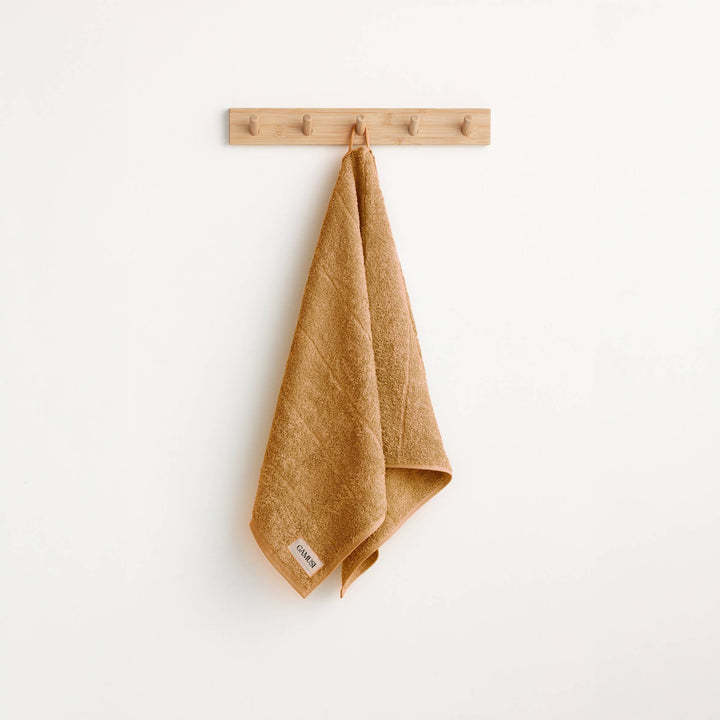 Lot de 4 serviettes de bain en éponge 100 % coton bicolore 600 g