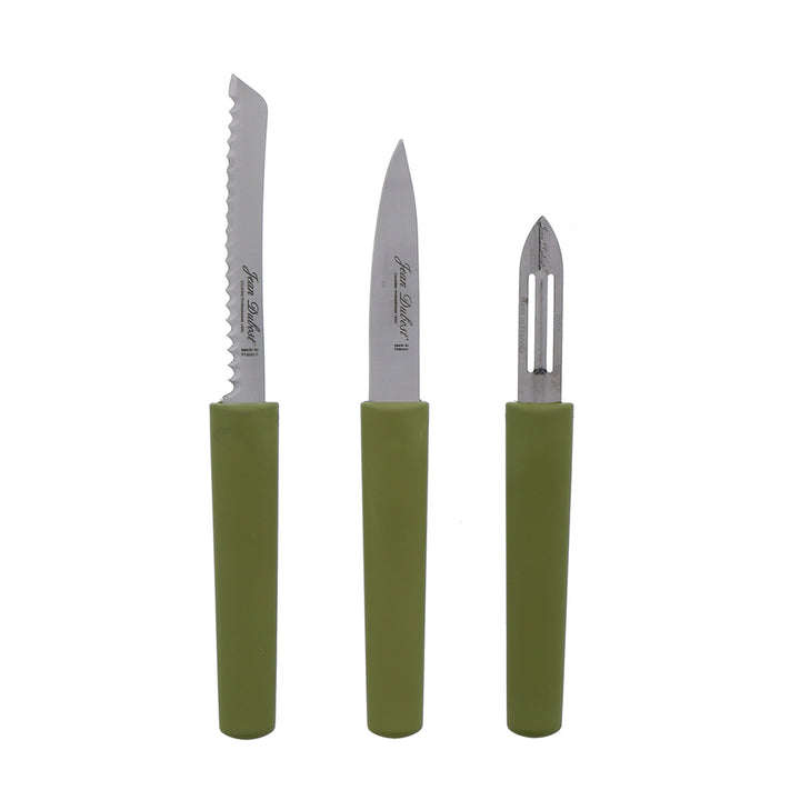 Set de 3 pièces en inox Eco-responsable office, éplucheur, tomate
