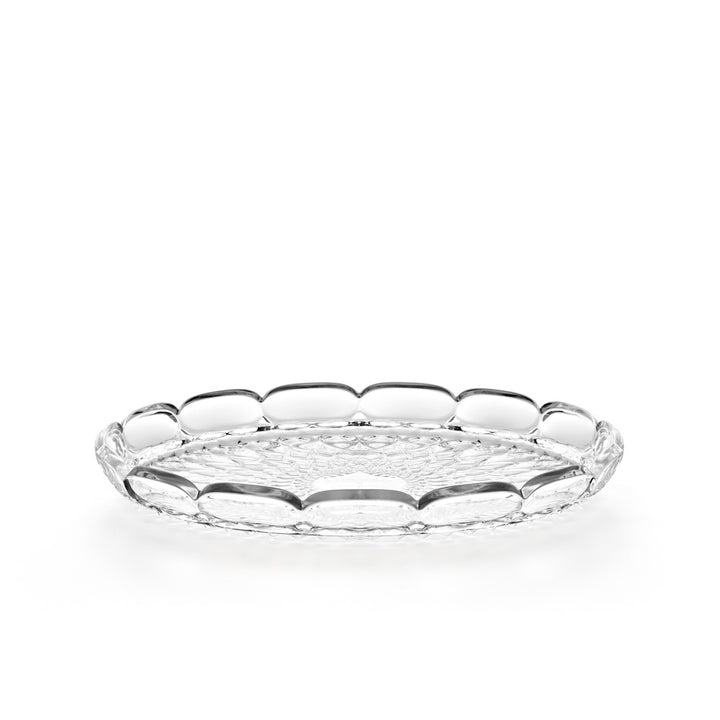 Plat à gâteau vanity transparent 36 cm