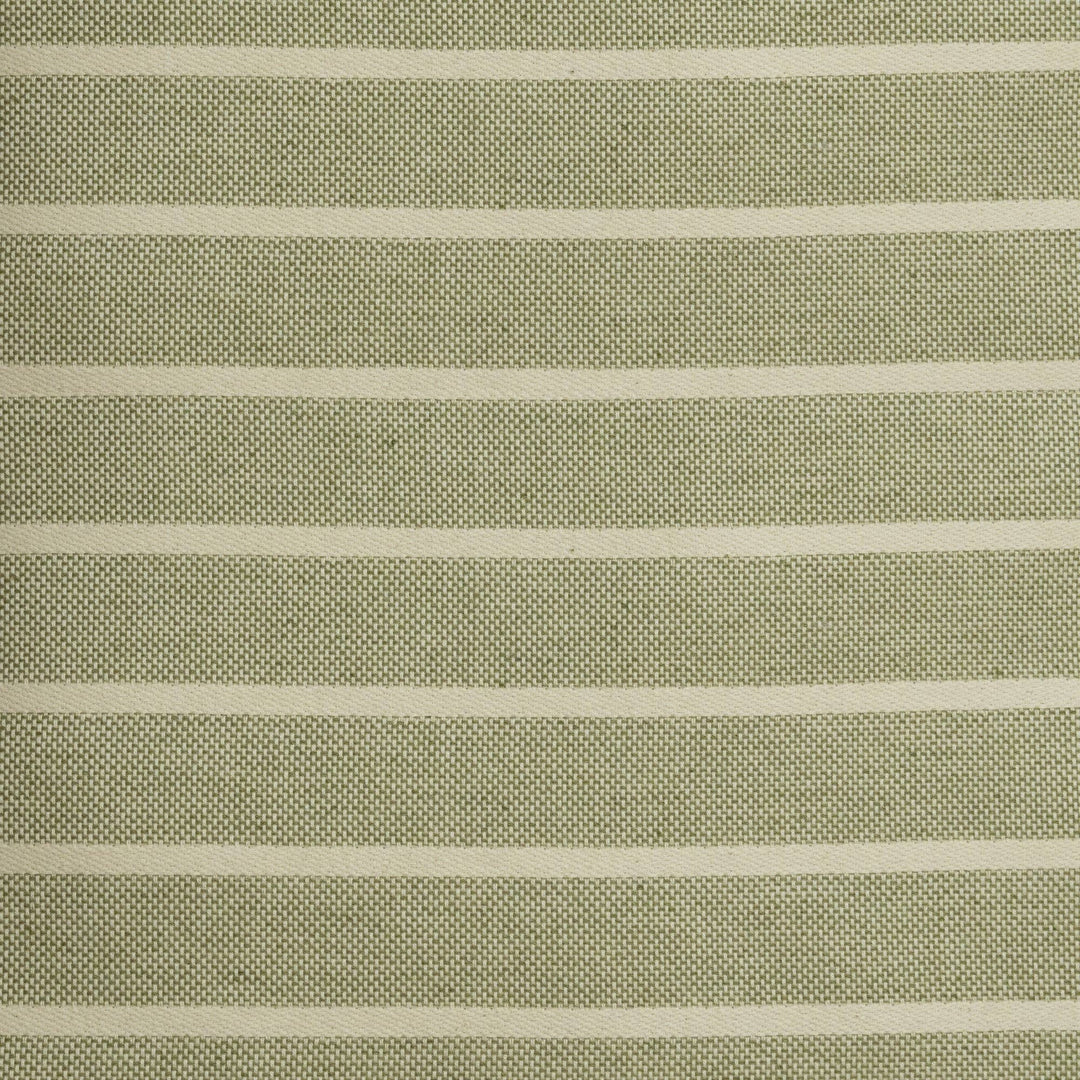 Housse de coussin jacquard Rayure verte Fc 45 x 45 cm