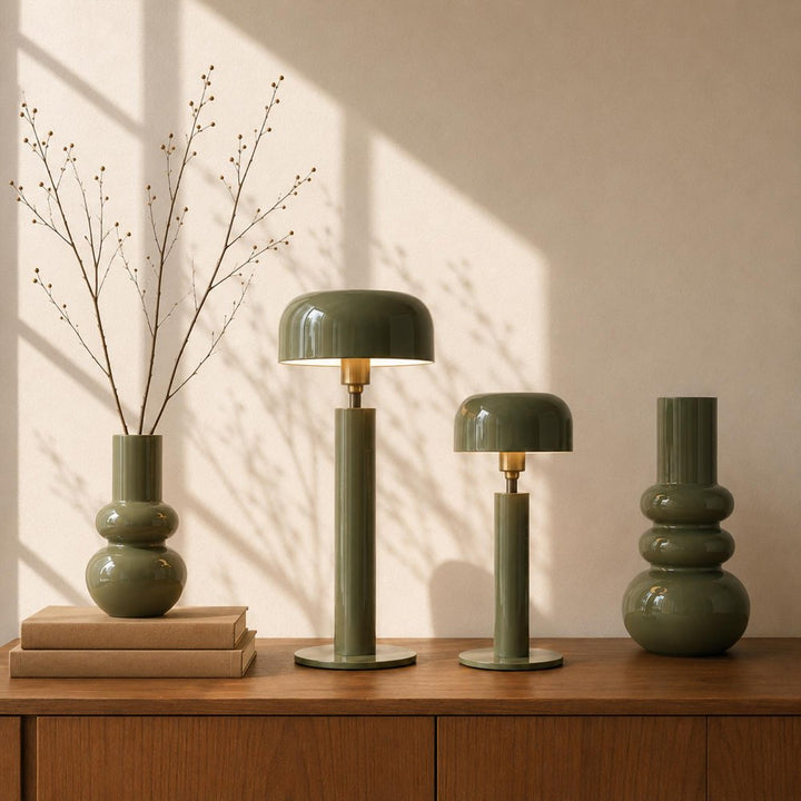 Lampe Monza verte 43 cm