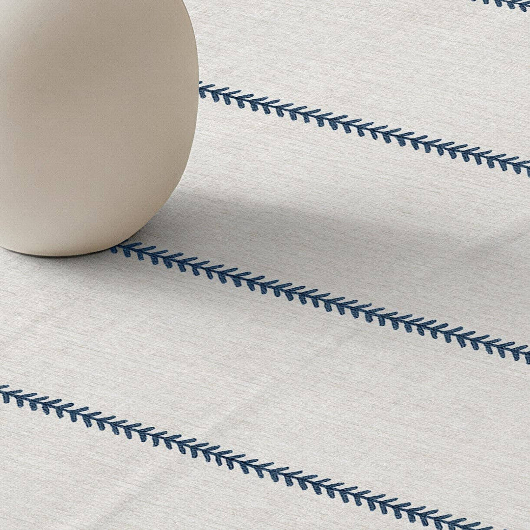 Nappe anti-taches 100 % coton Ian Blue