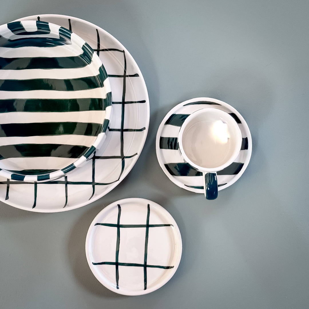 Grande coupe Stripes - vert doux