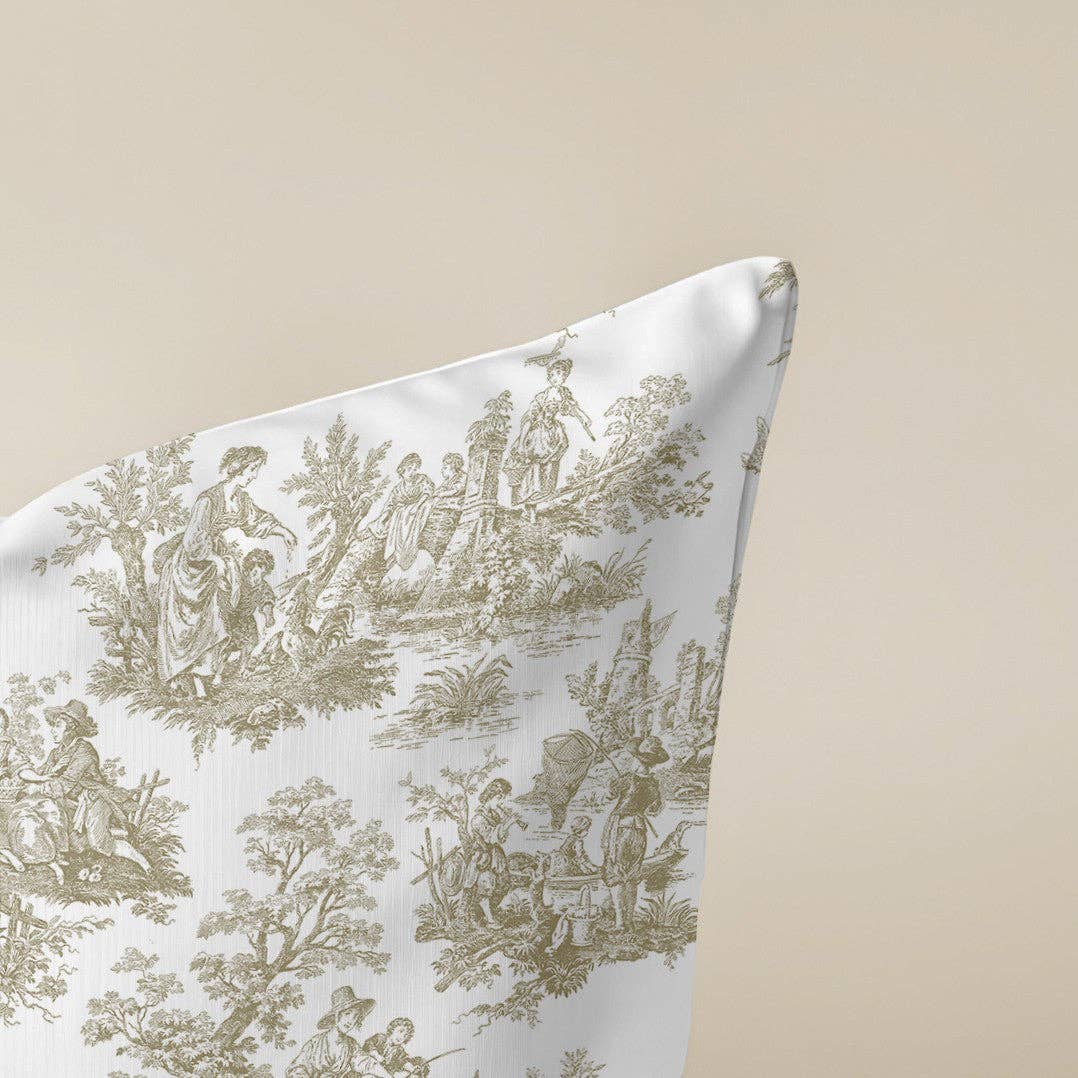 Housse de coussin Paulo Beige 50x50 cm 100 % coton