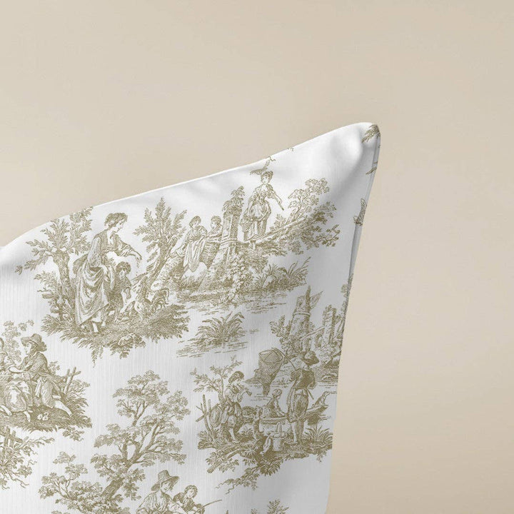 Housse de coussin Paulo Beige 50x50 cm 100 % coton
