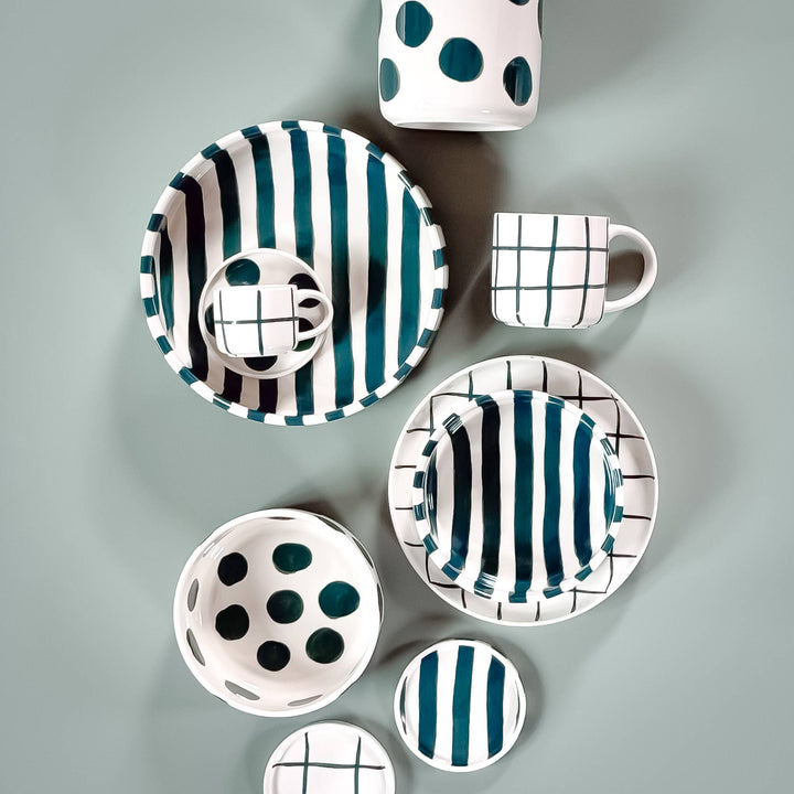Grande coupe Stripes - vert doux