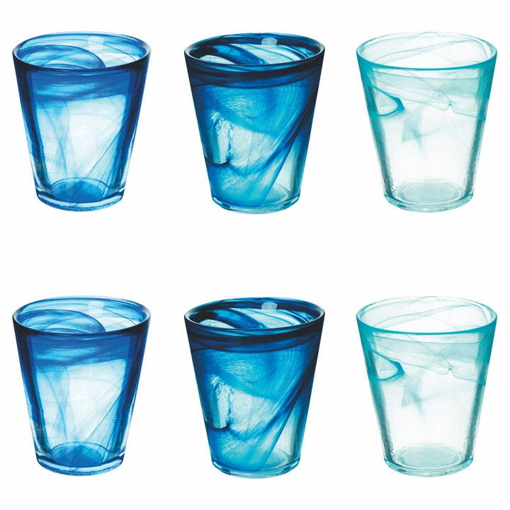 ALBÂTRE OCÉAN CONIQUE SET DE 6 VERRES 250ML - Beautiful Moment the shop