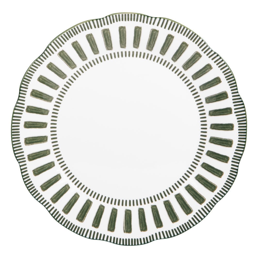 Assiette plate Napoli verte 27 cm - Beautiful Moment the shop