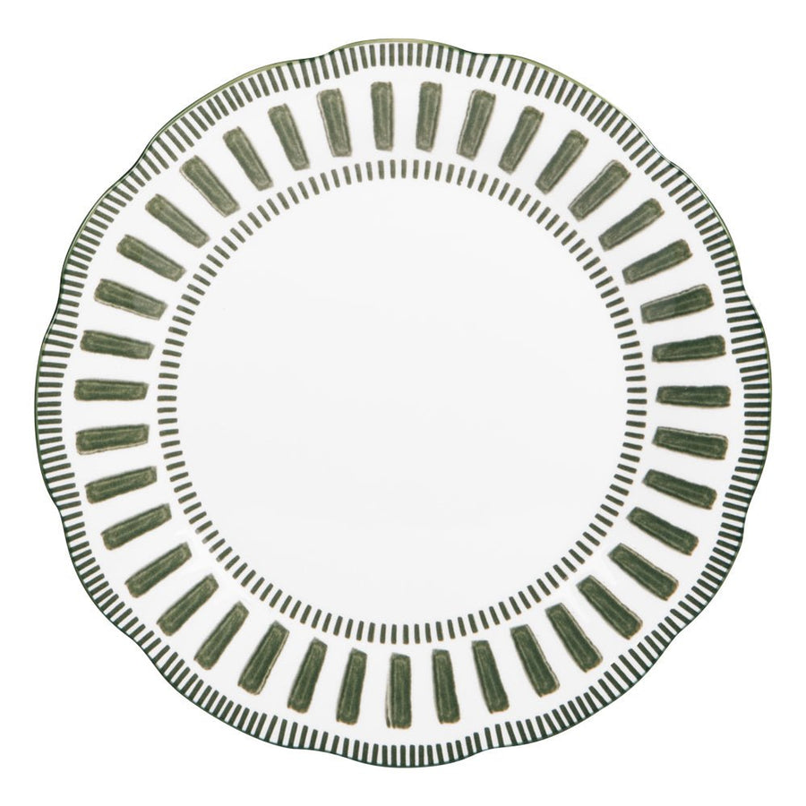Assiette plate Napoli verte 27 cm - Beautiful Moment the shop