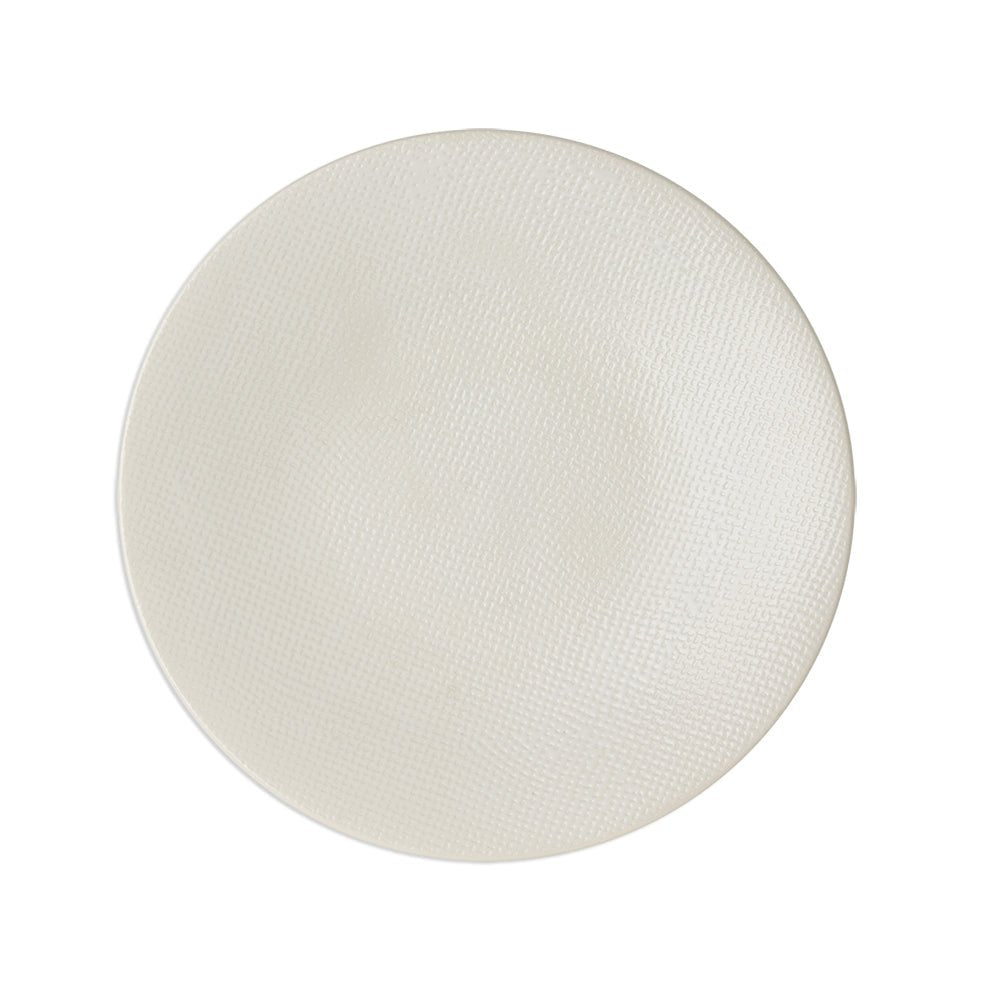 Assiette plate Vésuvio blanc 27 cm - Beautiful Moment the shop