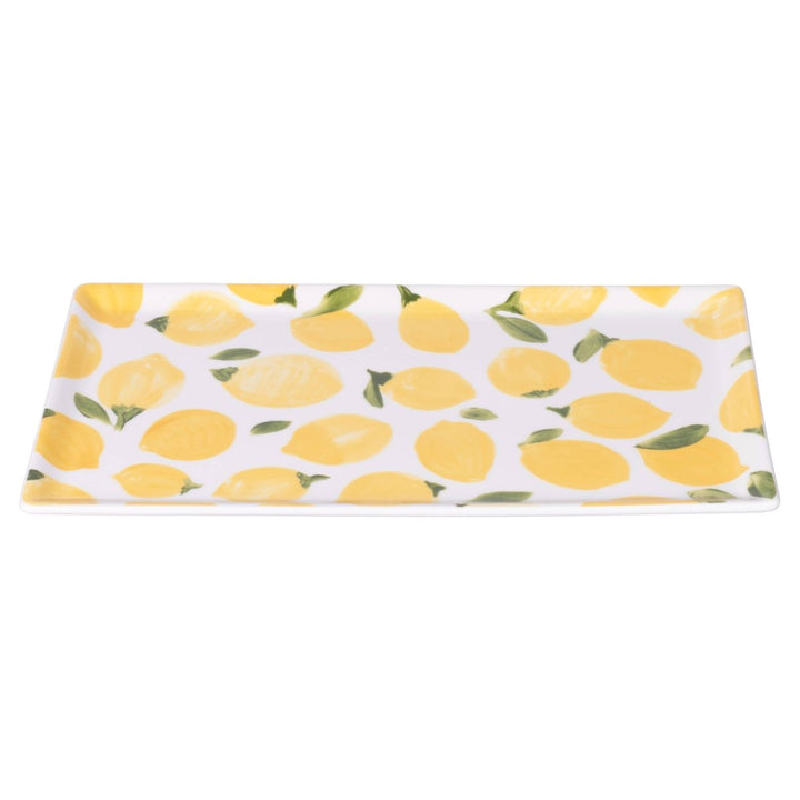 Assiette rectangulaire Fruit Life 2 modèles 31,5 x 16,5 cm Citron - Beautiful Moment the shop