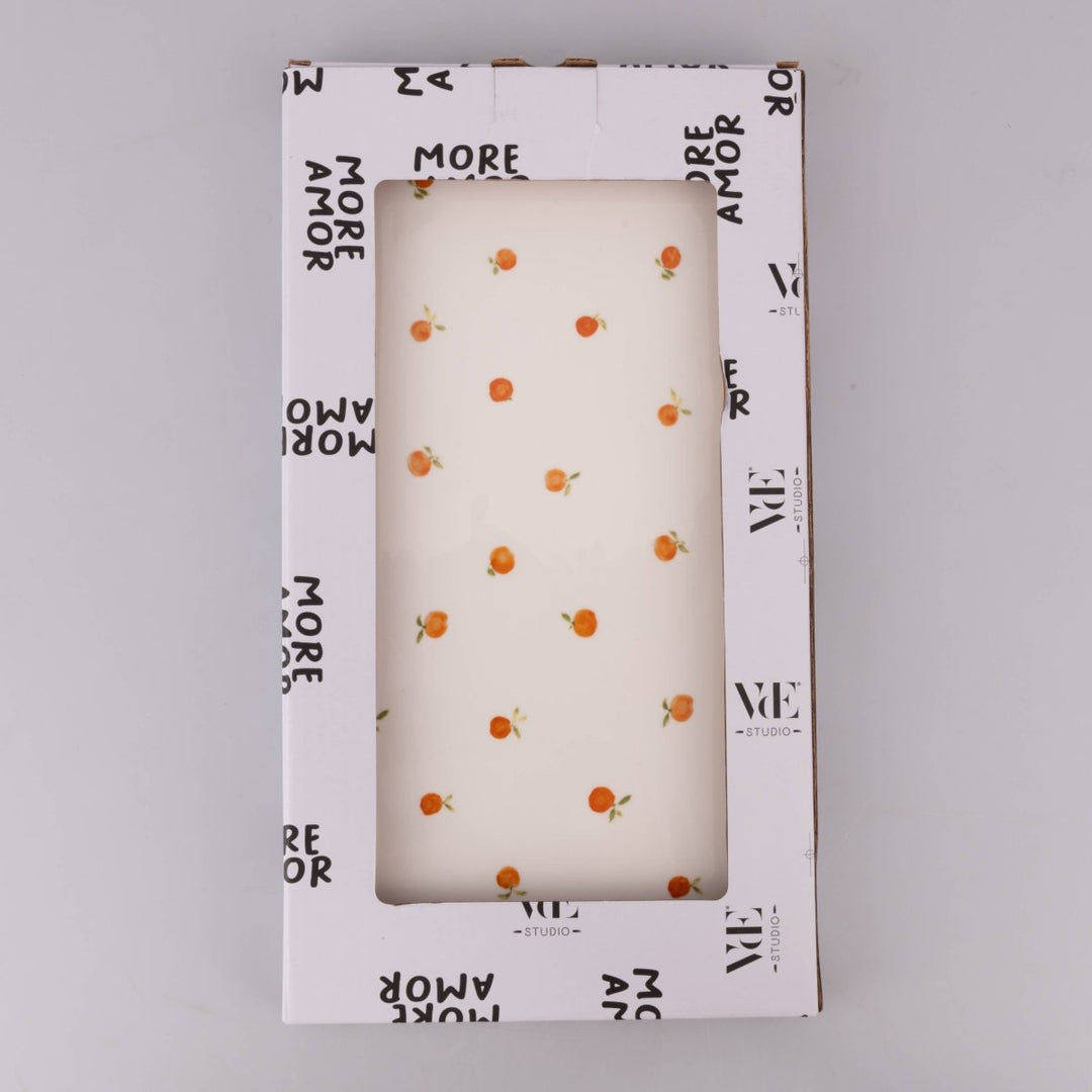 Assiette rectangulaire Fruit Life 2 modèles assortis 31,5 x 16,5 cm orange - Beautiful Moment the shop