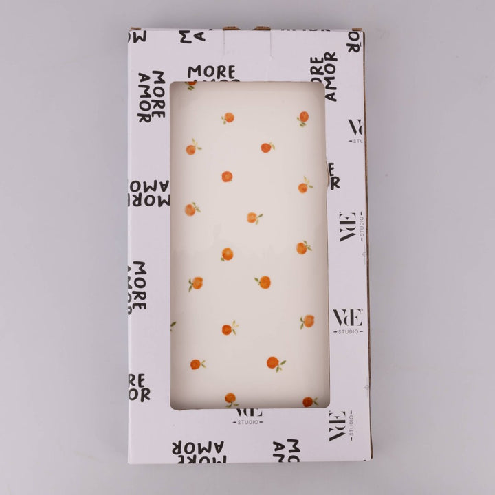 Assiette rectangulaire Fruit Life 2 modèles assortis 31,5 x 16,5 cm orange - Beautiful Moment the shop