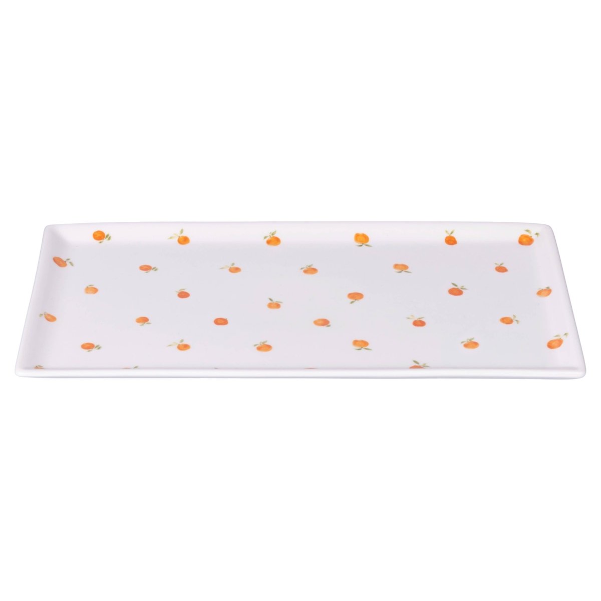 Assiette rectangulaire Fruit Life 2 modèles assortis 31,5 x 16,5 cm orange - Beautiful Moment the shop