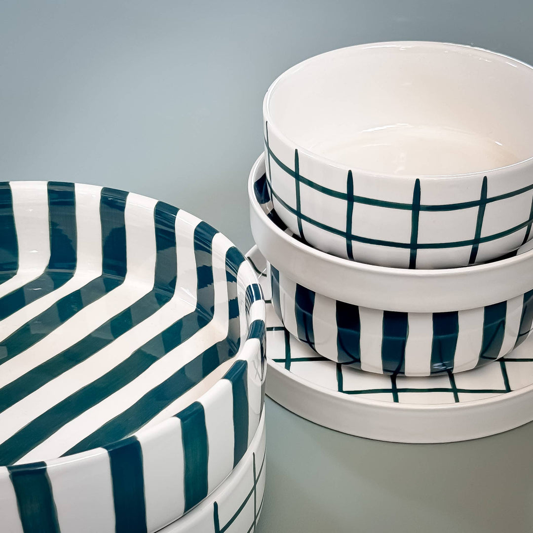 Grande coupe Stripes - vert doux