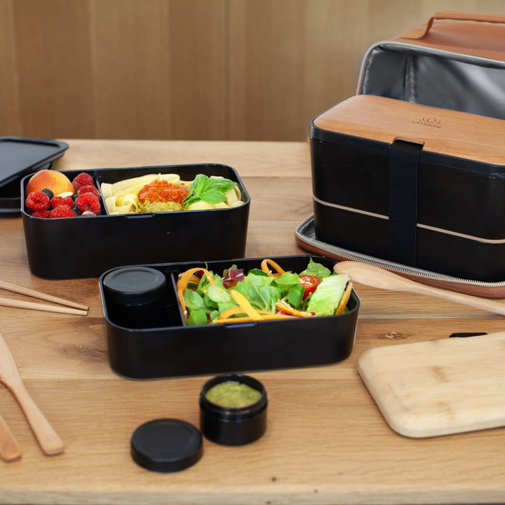 Bento Encastrable 1,5 l noir et bois de cerisier - Beautiful Moment the shop