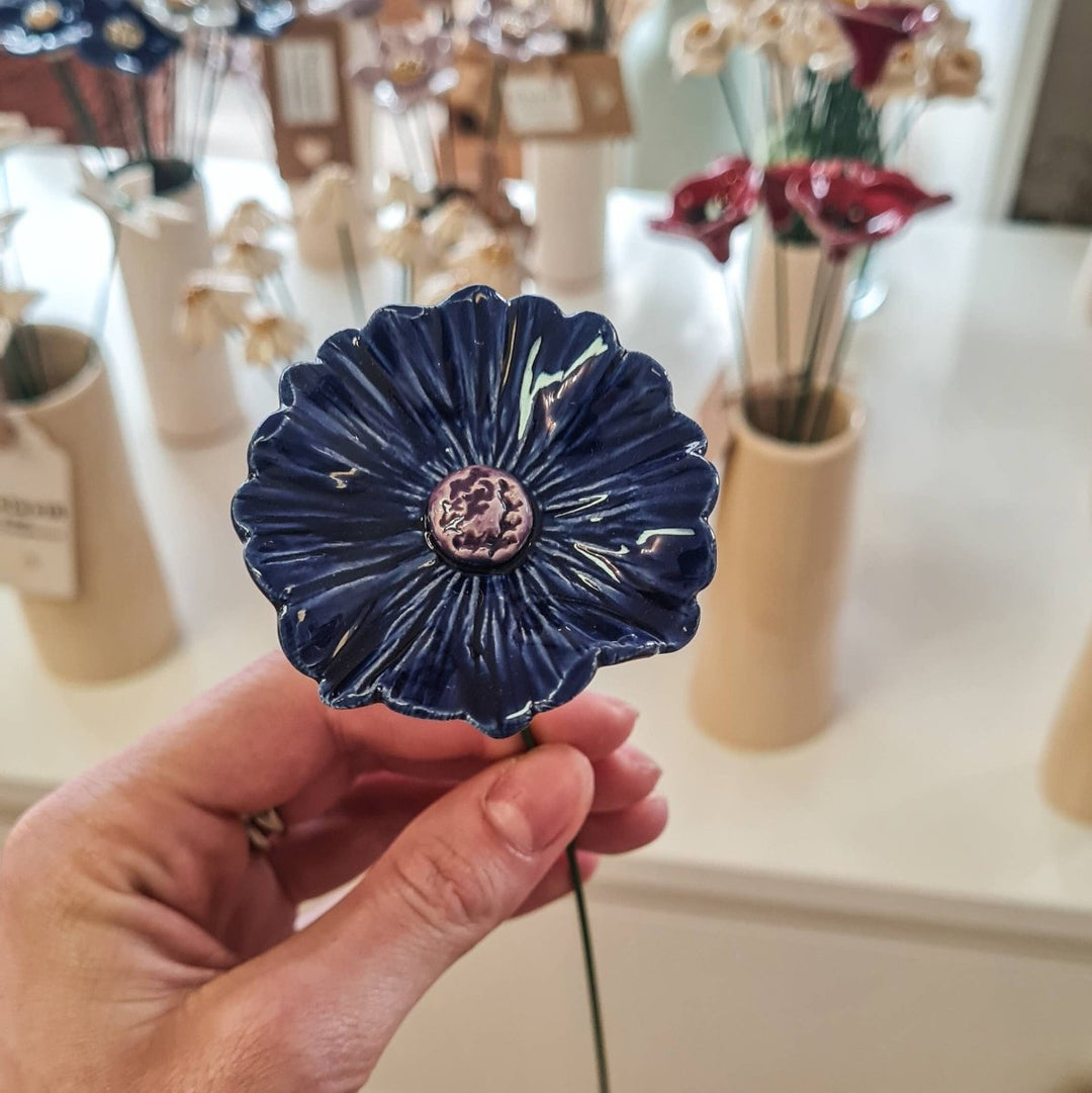 Bleuet ⌀ env. 5,5cm / tige de 25cm - Beautiful Moment the shop