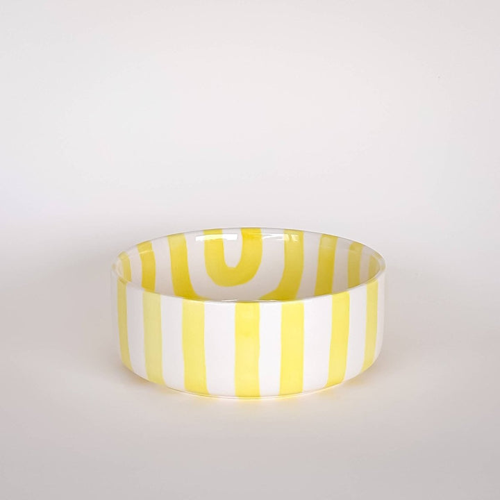 Bol rayé - jaune spiaggia - Beautiful Moment the shop