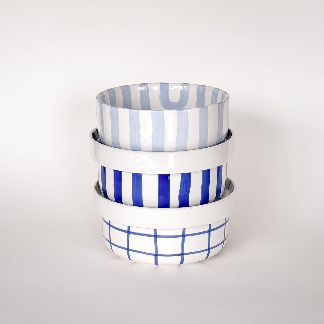 Bol rayé - morning azzurro - Beautiful Moment the shop