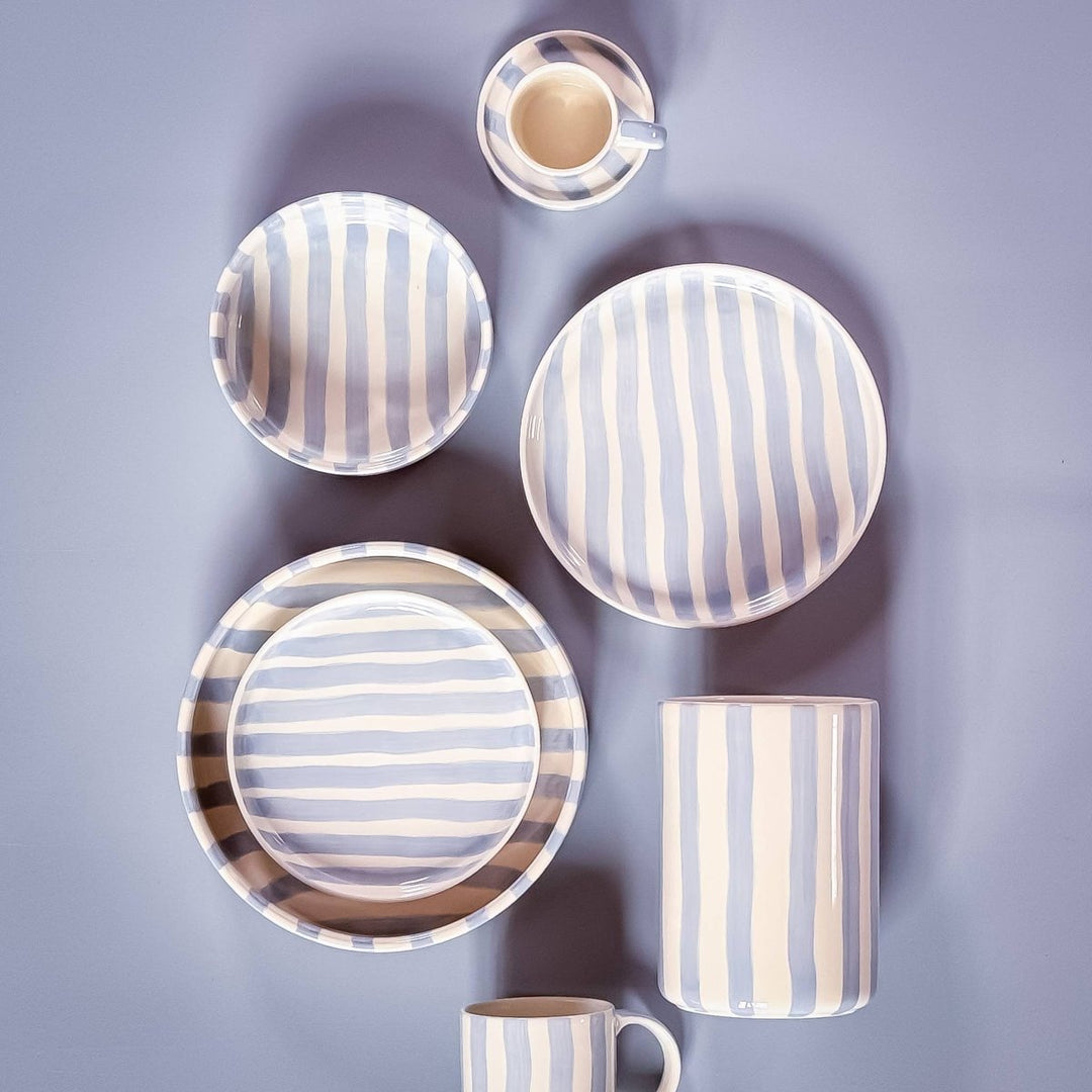 Bol rayé - morning azzurro - Beautiful Moment the shop