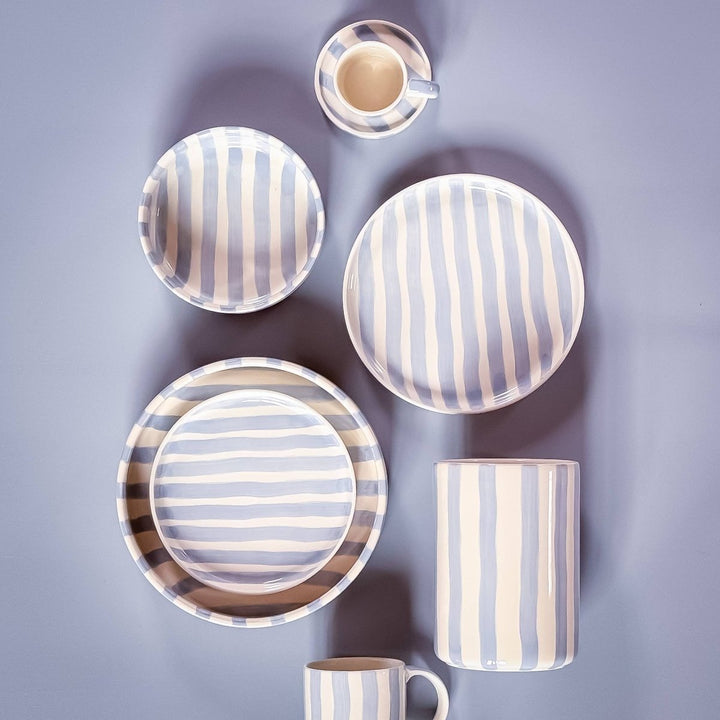 Bol rayé - morning azzurro - Beautiful Moment the shop