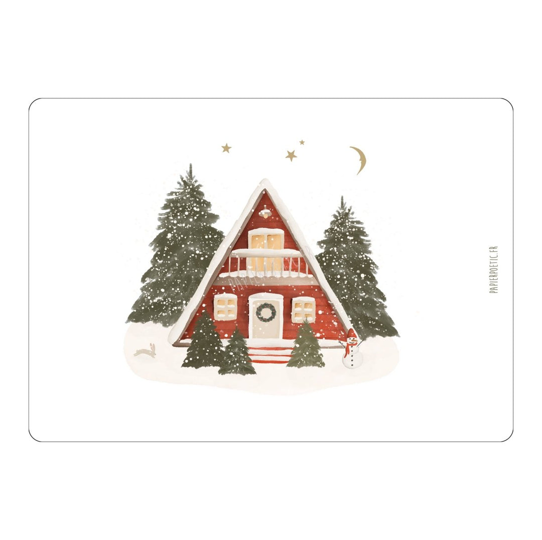 Carte Postale / Card "Chalet de Noël" - Beautiful Moment the shop