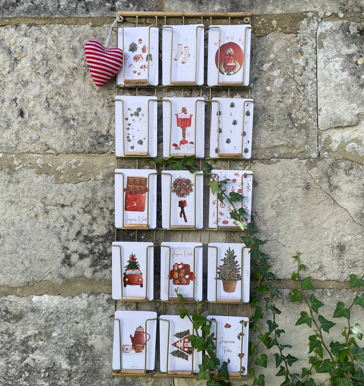 Carte Postale / Card "Print Houx Poinsettia" - Beautiful Moment the shop