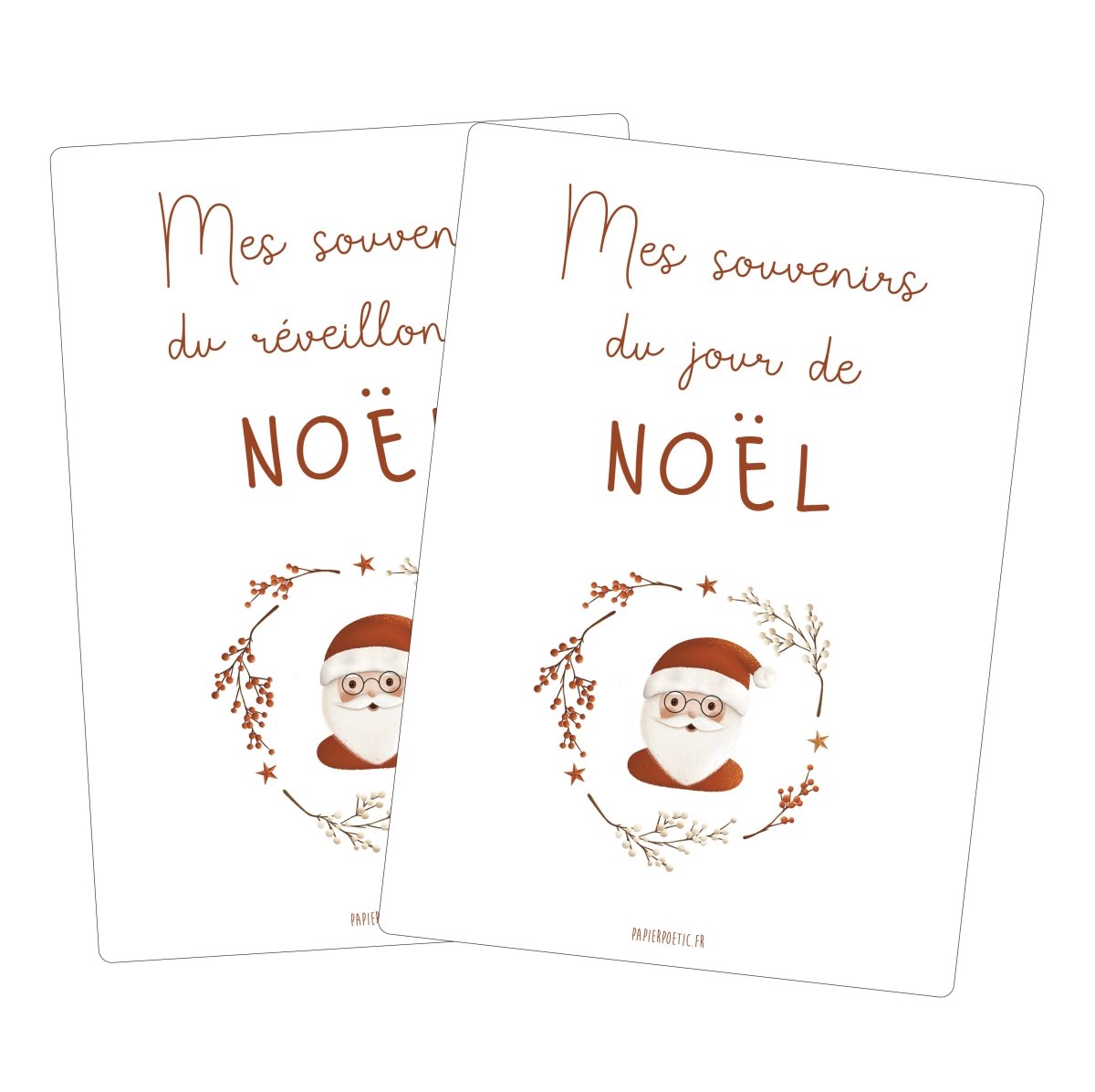 Cartes Souvenirs de Noël "Père Noël" - Beautiful Moment the shop