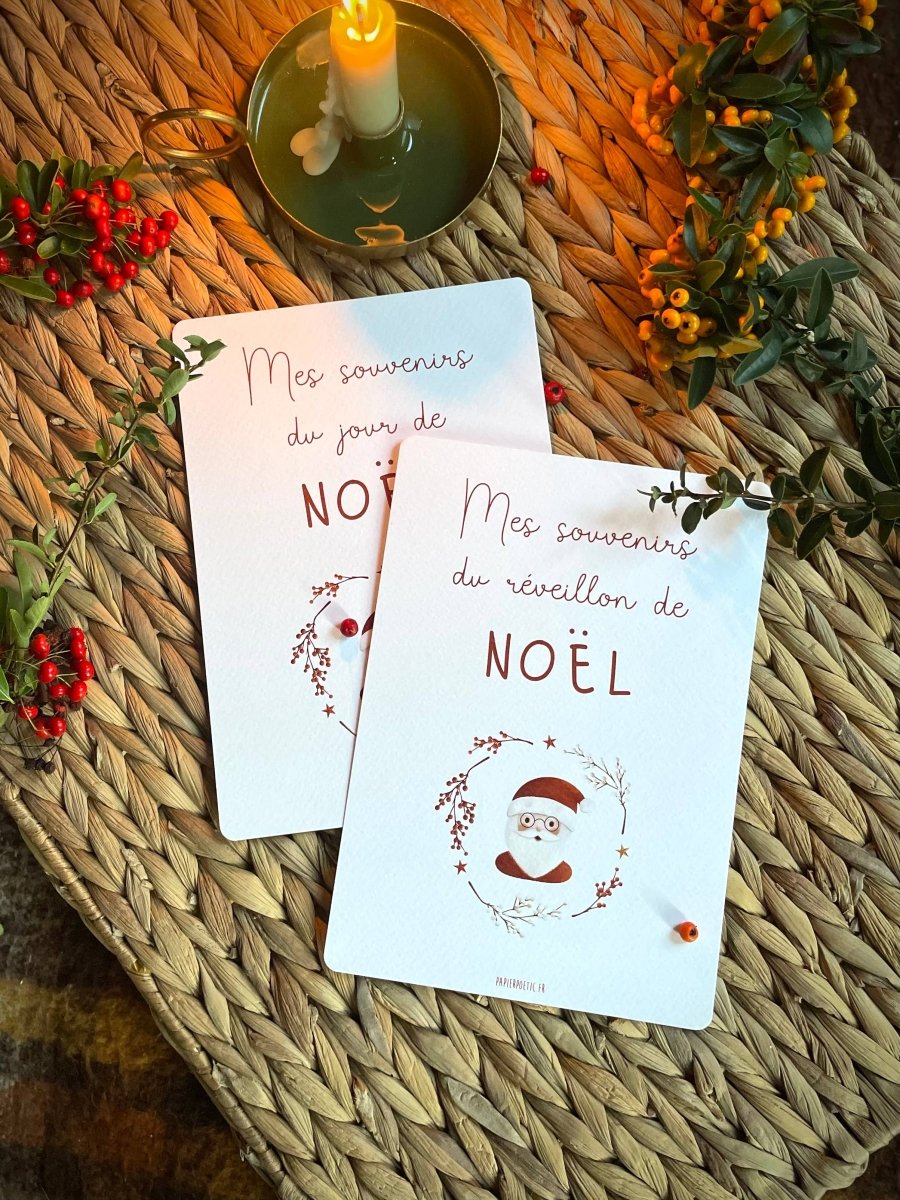 Cartes Souvenirs de Noël "Père Noël" - Beautiful Moment the shop