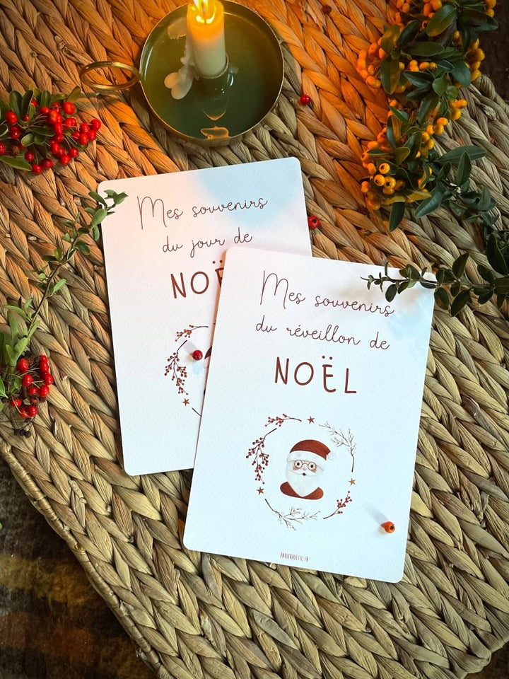 Cartes Souvenirs de Noël "Père Noël" - Beautiful Moment the shop