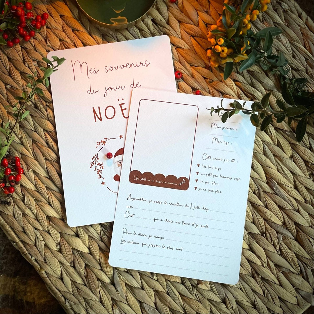 Cartes Souvenirs de Noël "Père Noël" - Beautiful Moment the shop