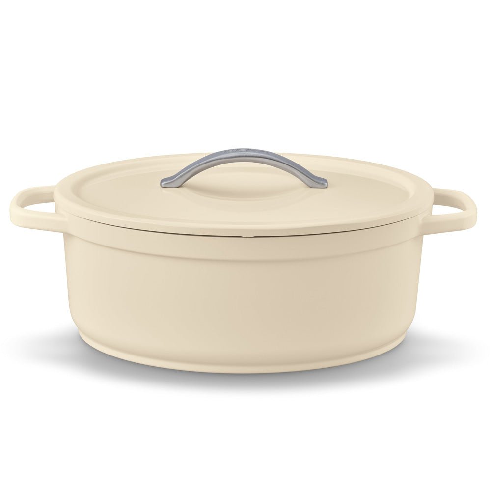 Cocotte ovale beige 31 cm 6 L - Beautiful Moment the shop