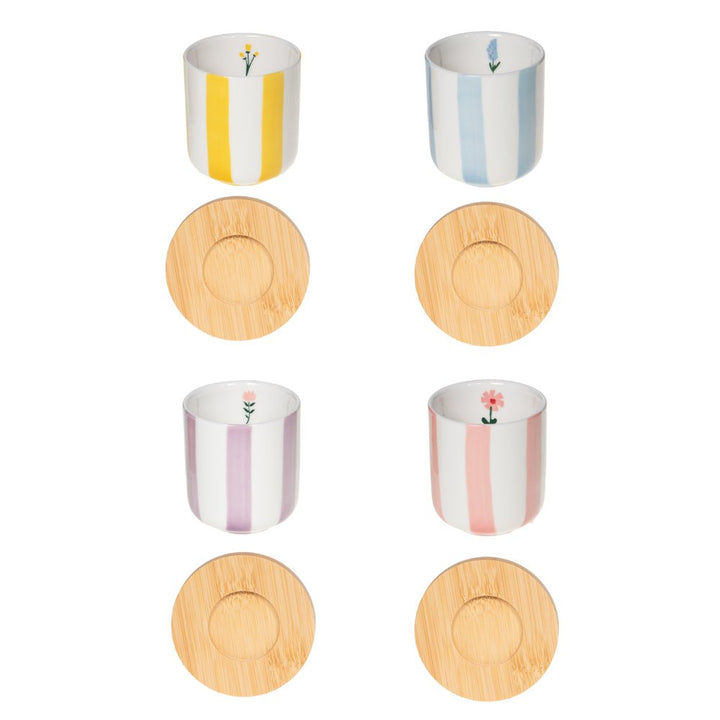 Coffret 4 tasses Bandol 5,8 cm - Beautiful Moment the shop