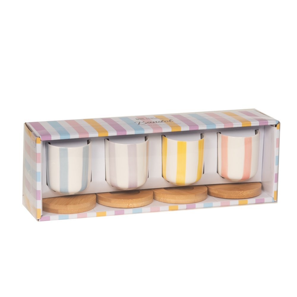 Coffret 4 tasses Bandol 5,8 cm - Beautiful Moment the shop