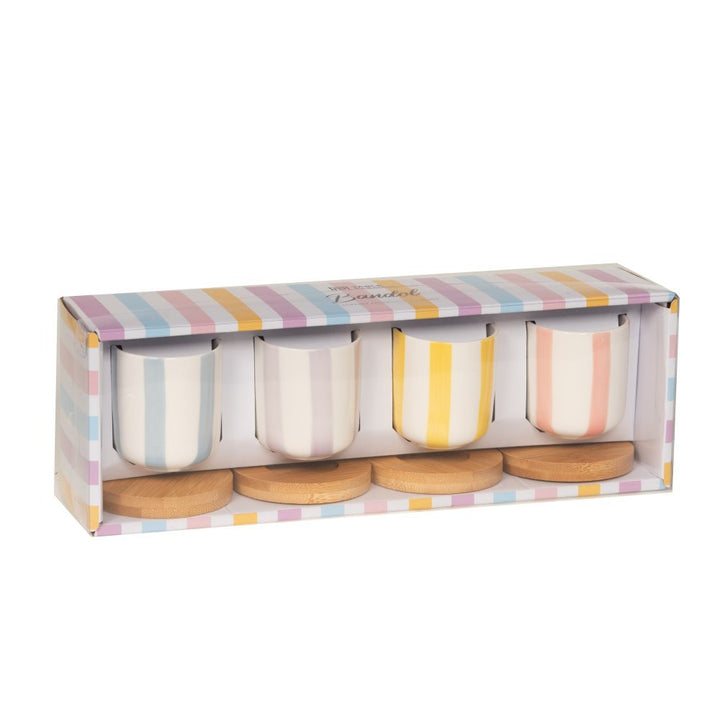 Coffret 4 tasses Bandol 5,8 cm - Beautiful Moment the shop