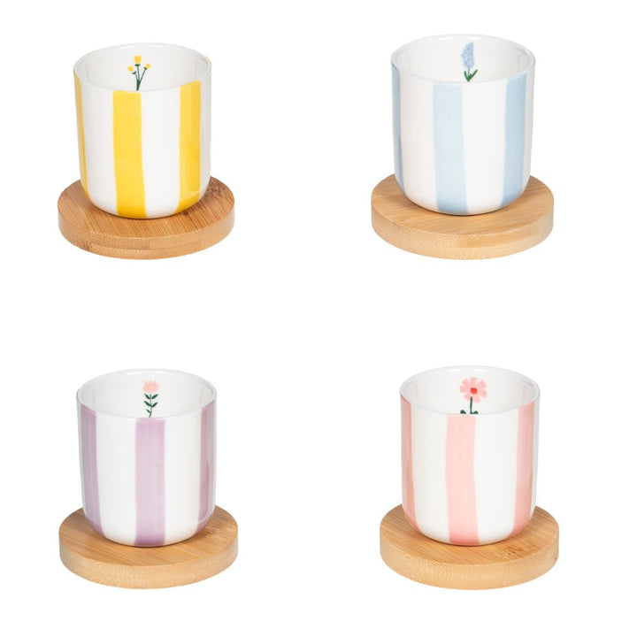Coffret 4 tasses Bandol 5,8 cm - Beautiful Moment the shop