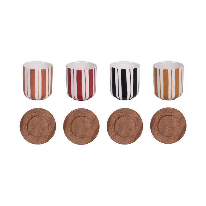 Coffret 4 tasses Singita 10 cl - Beautiful Moment the shop